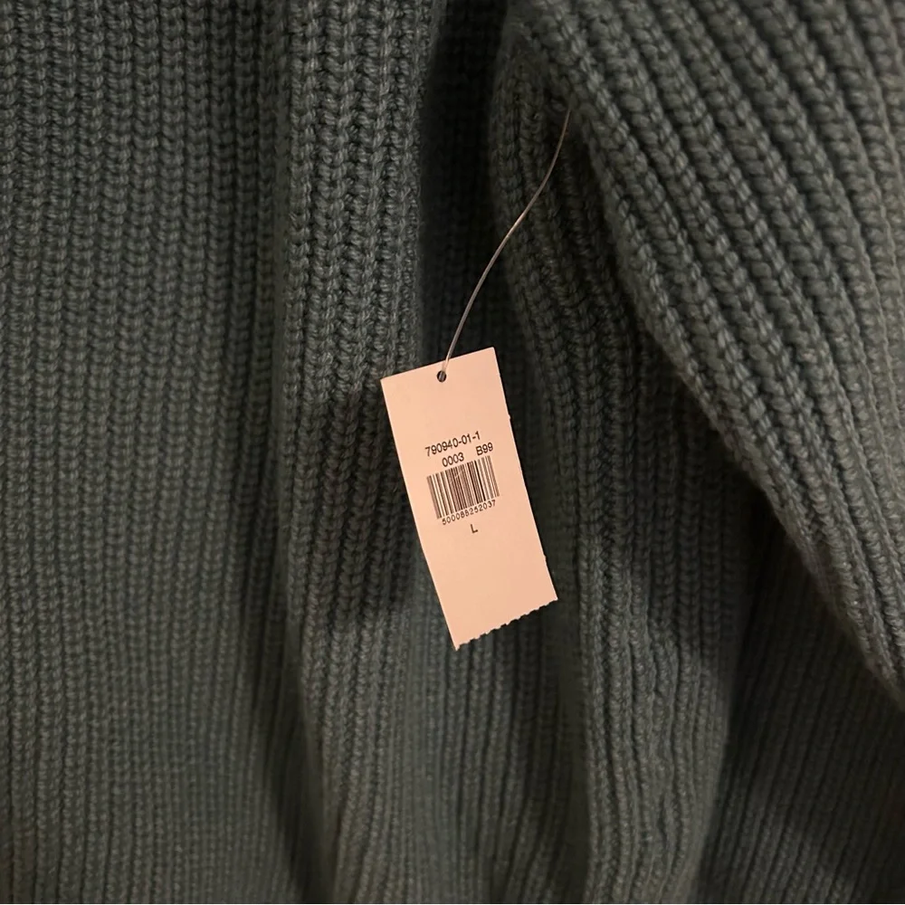 Old Navy Teal Button Down Cardigan Sweater - Picture 4 of 5